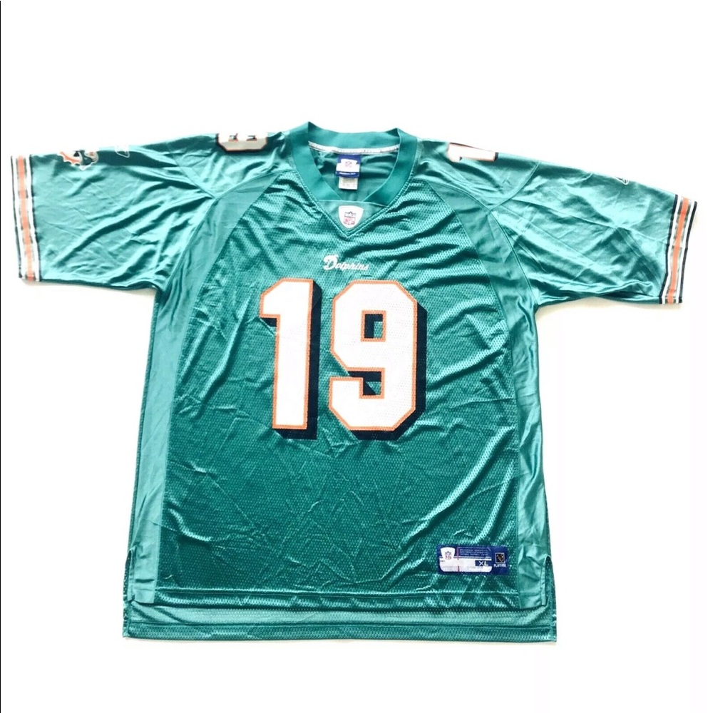 NFL Reebok XL #19 Ginn Football Sports Fan Jersey